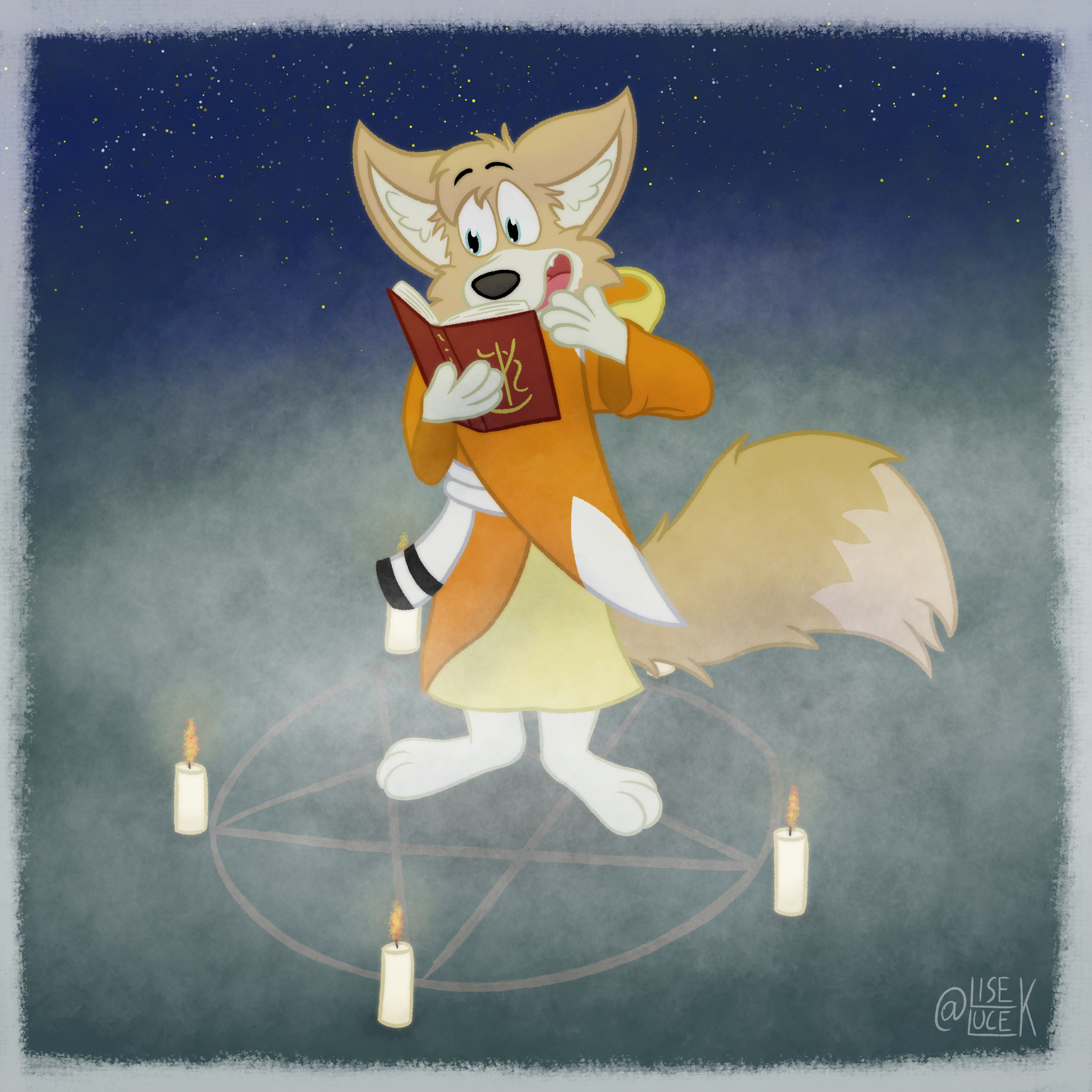 Dark night and spooky rituals🕯️